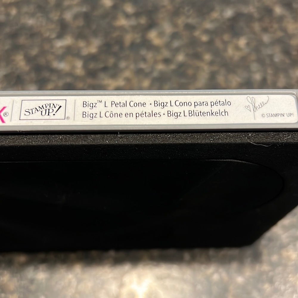 Stampin up petal cone die